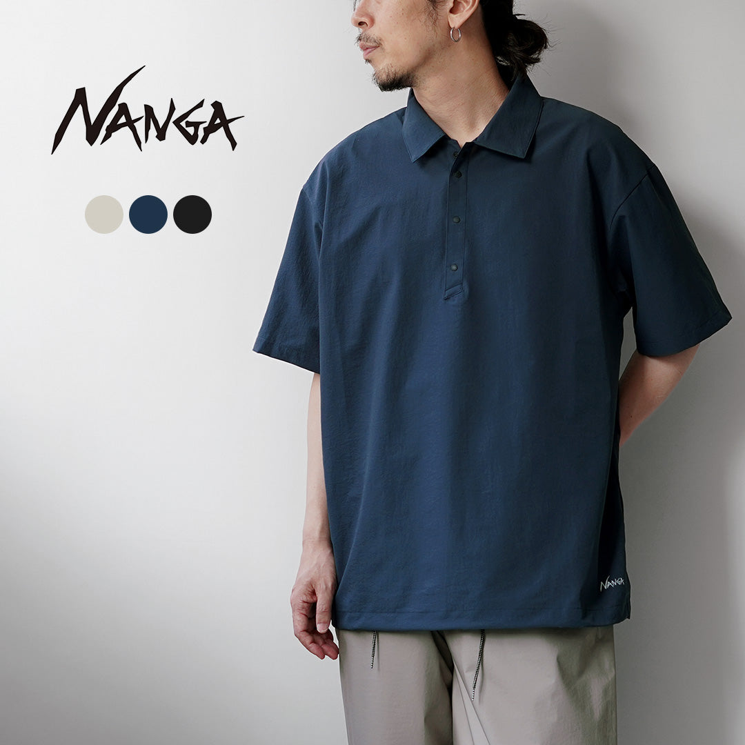 NANGA（ナンガ） ドットエアー コンフィー ポロシャツ
