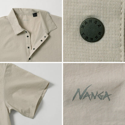 NANGA（ナンガ） ドットエアー コンフィー ポロシャツ