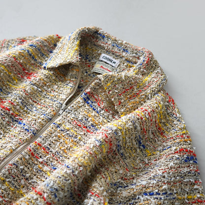 COOHEM（コーヘン） サマーツイード ジップシャツ 日本製